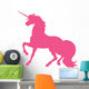 Unicorn Silhouette Hot Pink Wall Decal