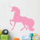 Fancy Unicorn Silhouette Pink Wall Decal