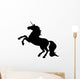 Unicorn Silhouettes Black Wall Decal