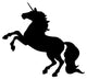 Unicorn Silhouettes Black Wall Decal