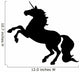 Unicorn Silhouettes Black Wall Decal