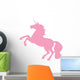 Rearing Pink Unicorn Wall Decal