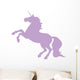 Rearing Lavender Unicorn Wall Decal