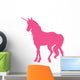 Elegant Hot Pink Unicorn Wall Decal