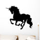 Beautiful Black Unicorn Silhouette Wall Decal