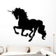 Beautiful Black Unicorn Silhouette Wall Decal