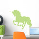 Beautiful Green Unicorn Silhouette Wall Decal