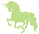 Beautiful Green Unicorn Silhouette Wall Decal