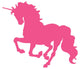 Beautiful Hot Pink Unicorn Wall Decal