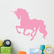 Beautiful Pink Unicorn Silhouette Wall Decal