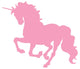 Beautiful Pink Unicorn Silhouette Wall Decal