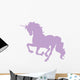 Beautiful Lavender Unicorn Silhouette Wall Decal