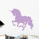 Beautiful Lavender Unicorn Silhouette Wall Decal