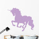 Beautiful Lavender Unicorn Silhouette Wall Decal