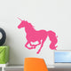 Galloping Hot Pink Unicorn Wall Decal