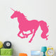 Galloping Hot Pink Unicorn Wall Decal