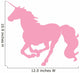 Galloping Pink Unicorn Silhouette Wall Decal