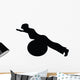 Aerobic Fitness Silhouette Wall Decal