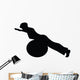 Aerobic Fitness Silhouette Wall Decal