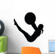 Aerobic Fitness Silhouette Wall Decal