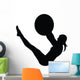 Aerobic Fitness Silhouette Wall Decal