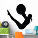 Aerobic Fitness Silhouette Wall Decal