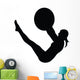 Aerobic Fitness Silhouette Wall Decal