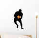 Football Silhouette Wall Decal