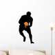Football Silhouette Wall Decal