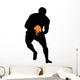 Football Silhouette Wall Decal