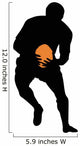 Football Silhouette Wall Decal