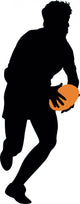 Football Silhouette Wall Decal