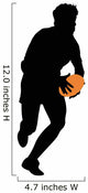 Football Silhouette Wall Decal