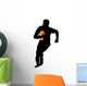 Football Silhouette Wall Decal