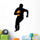 Football Silhouette Wall Decal