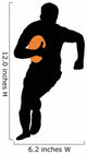 Football Silhouette Wall Decal