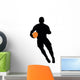 Football Silhouette Wall Decal