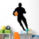 Football Silhouette Wall Decal