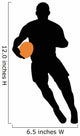 Football Silhouette Wall Decal