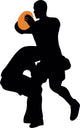 Football Silhouette Wall Decal