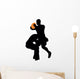 Football Silhouette Wall Decal