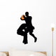 Football Silhouette Wall Decal