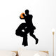 Football Silhouette Wall Decal