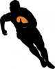 Football Silhouette Wall Decal