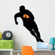Football Silhouette Wall Decal