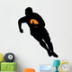Football Silhouette Wall Decal