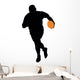 Football Silhouette Wall Decal