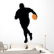 Football Silhouette Wall Decal