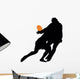 Football Silhouette Wall Decal