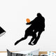 Football Silhouette Wall Decal
